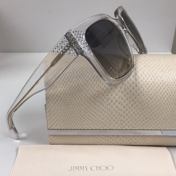Jimmy Choo Crystal Light Mirrored Gray Gradient